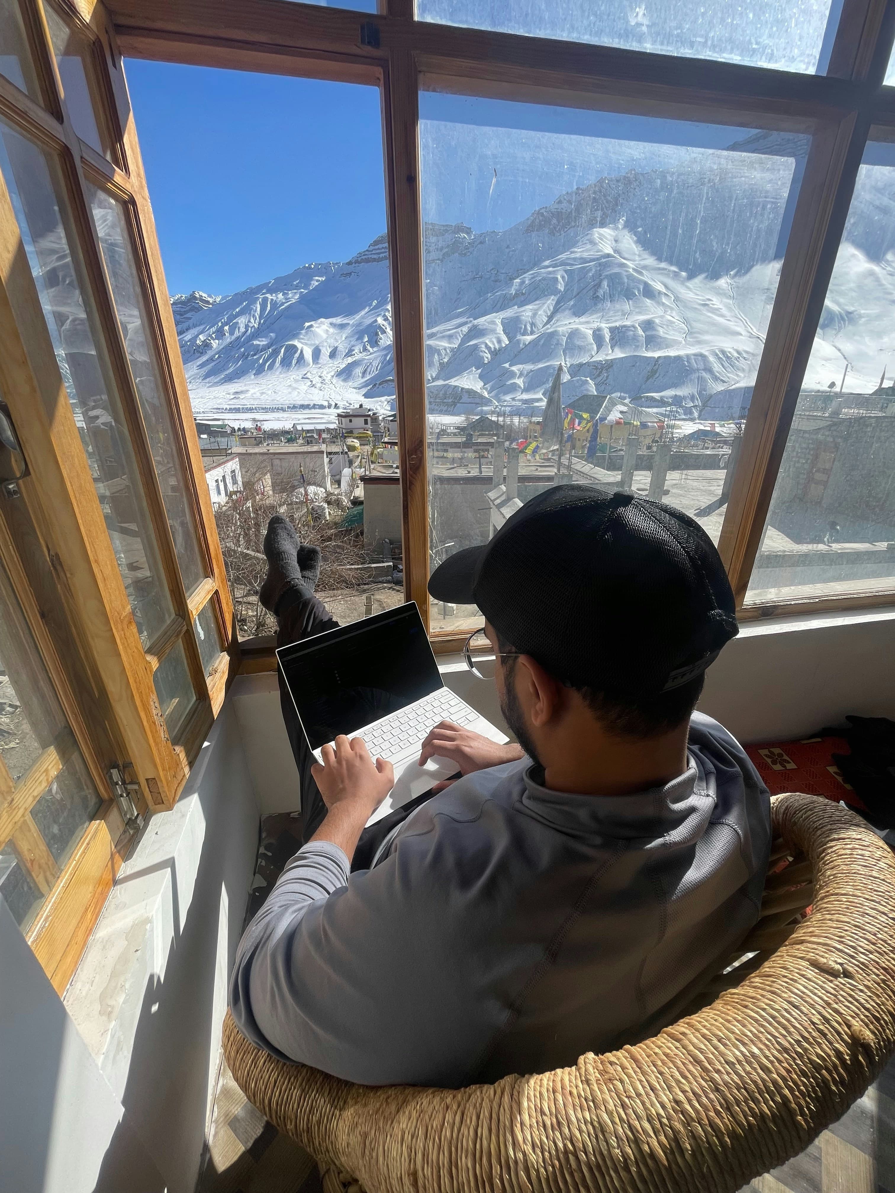 Working from Mountains